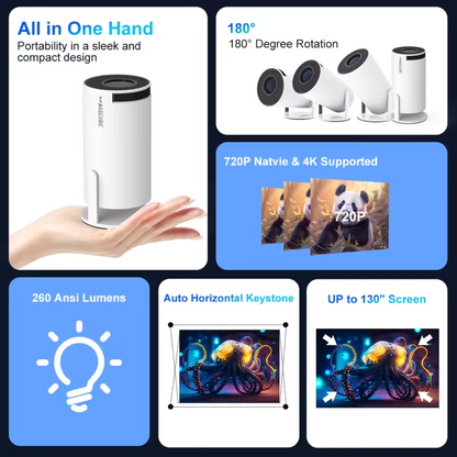 Proyector HY300 Pro Android 11 4k